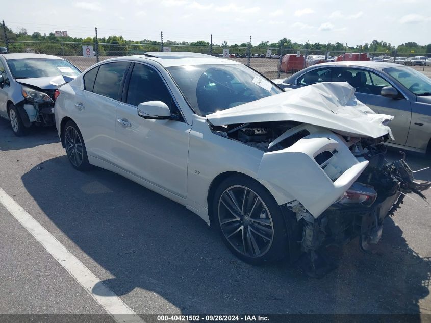 2014 Infiniti Q50 Sport VIN: JN1BV7AP4EM672886 Lot: 40421502