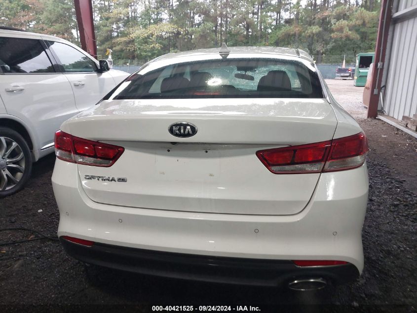 2018 Kia Optima Lx VIN: 5XXGT4L37JG216091 Lot: 40421525