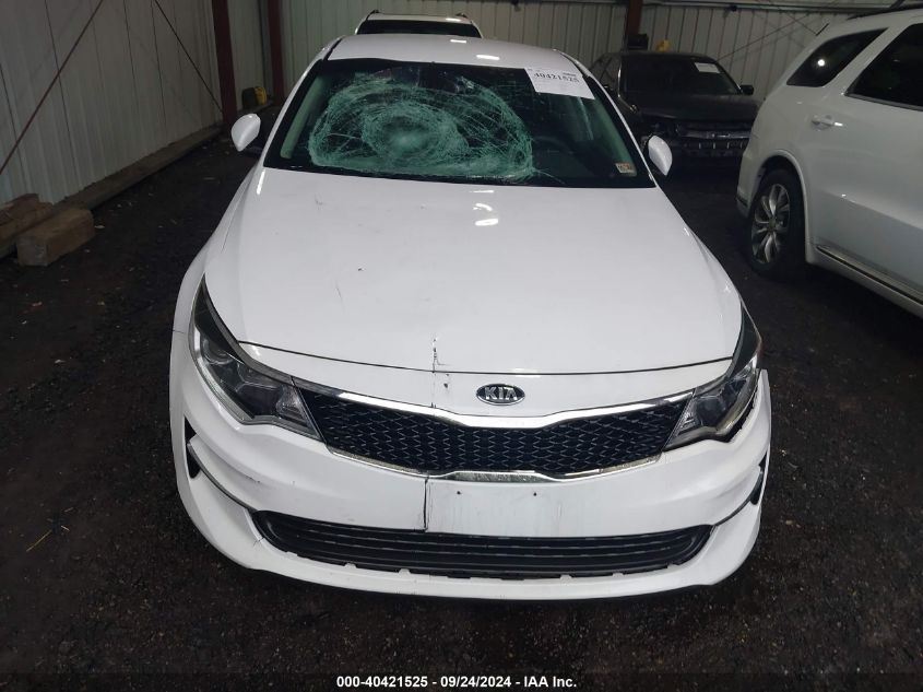 2018 Kia Optima Lx VIN: 5XXGT4L37JG216091 Lot: 40421525