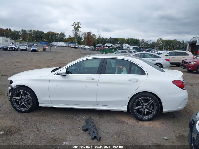 2021 Mercedes-Benz C 300 4Matic VIN: W1KWF8EB1MR651291 Lot: 40421538