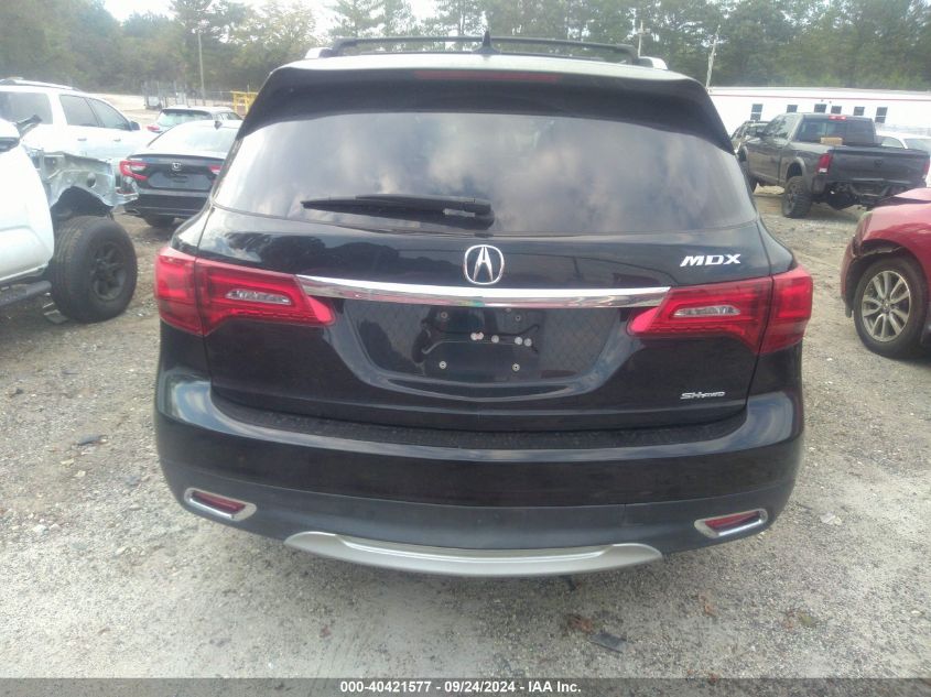 2015 Acura Mdx Technology VIN: 5FRYD4H43FB022010 Lot: 40421577