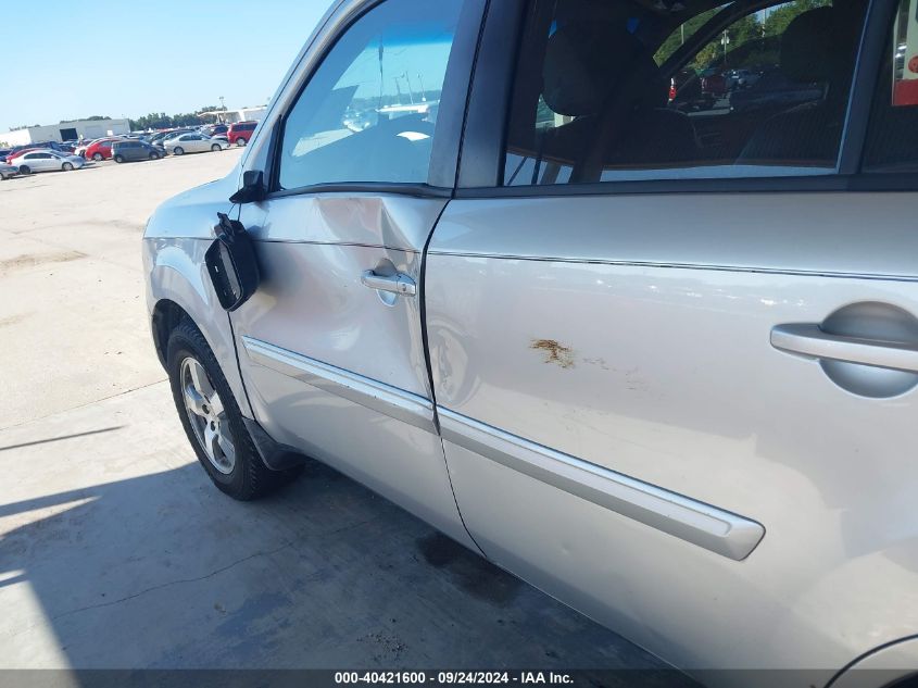 2010 Honda Pilot Exl VIN: 5FNYF3H55AB022128 Lot: 40421600