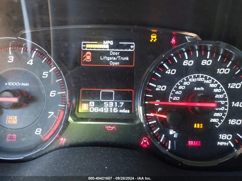 2018 SUBARU WRX - JF1VA1A64J9802940