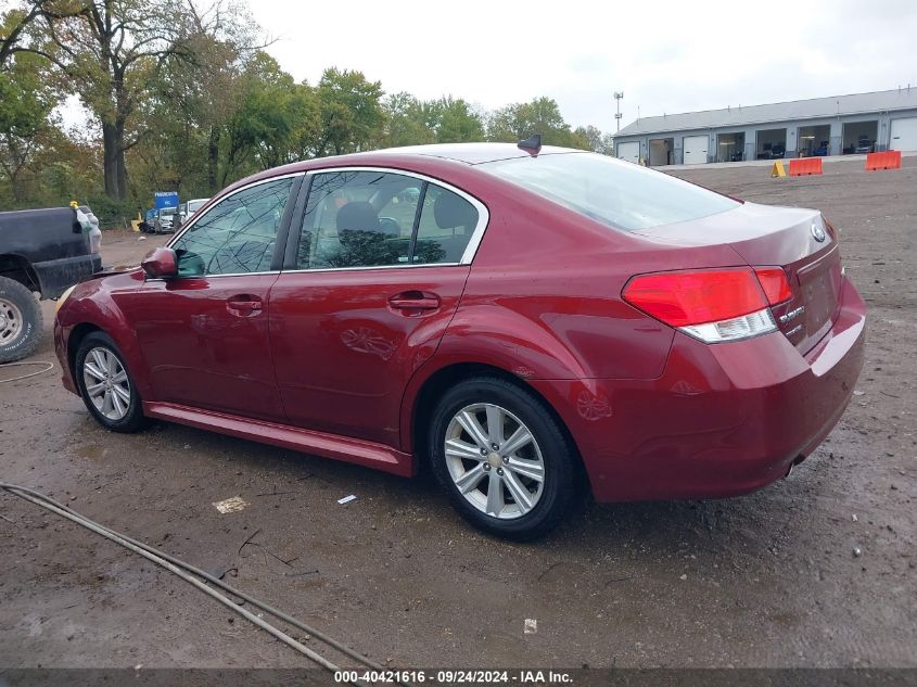 2011 Subaru Legacy 2.5I Premium VIN: 4S3BMCF66B3234896 Lot: 40421616