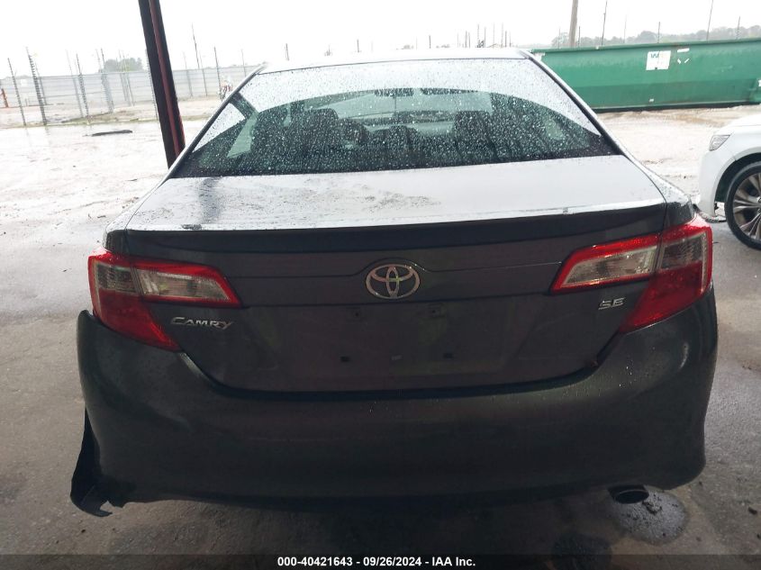 2012 Toyota Camry Se VIN: 4T1BF1FK5CU197083 Lot: 40421643