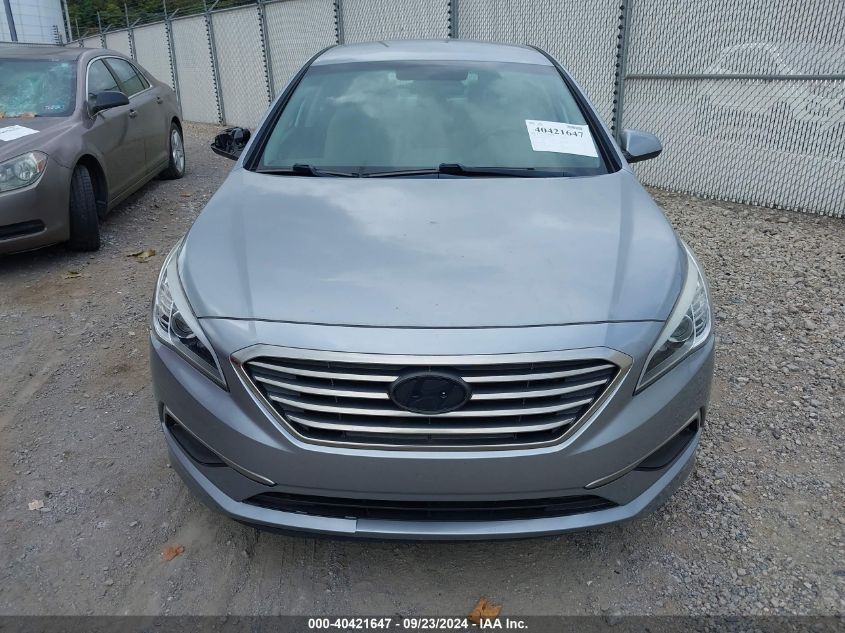 2017 Hyundai Sonata Se VIN: 5NPE24AF1HH583333 Lot: 40421647