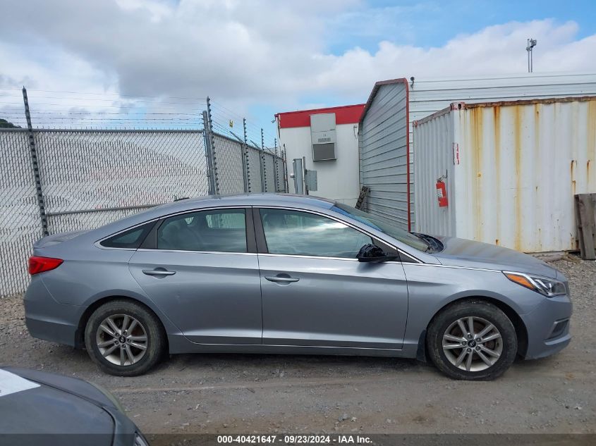 2017 Hyundai Sonata Se VIN: 5NPE24AF1HH583333 Lot: 40421647