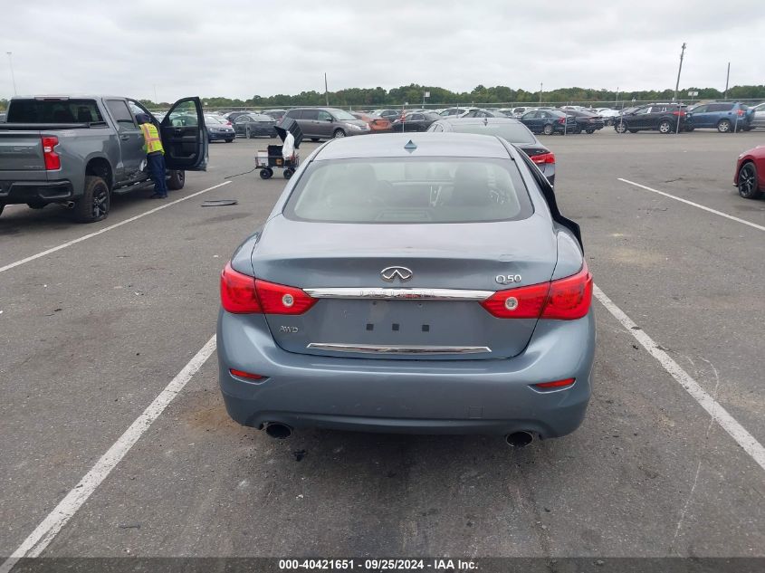 2015 Infiniti Q50 Premium VIN: JN1BV7AR9FM399639 Lot: 40421651