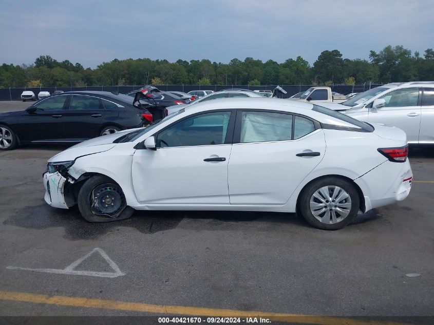 2024 Nissan Sentra S Xtronic Cvt VIN: 3N1AB8BV3RY319856 Lot: 40421670