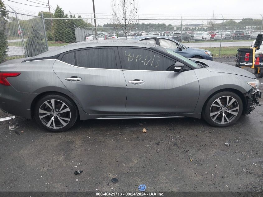 2016 Nissan Maxima 3.5 Platinum VIN: 1N4AA6AP0GC376714 Lot: 40421713