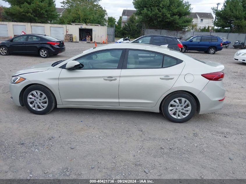 2017 Hyundai Elantra Se VIN: KMHD74LF7HU377042 Lot: 40421736