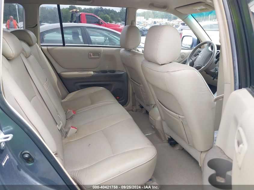 2004 Toyota Highlander V6 VIN: JTEGP21AX40017581 Lot: 40421758