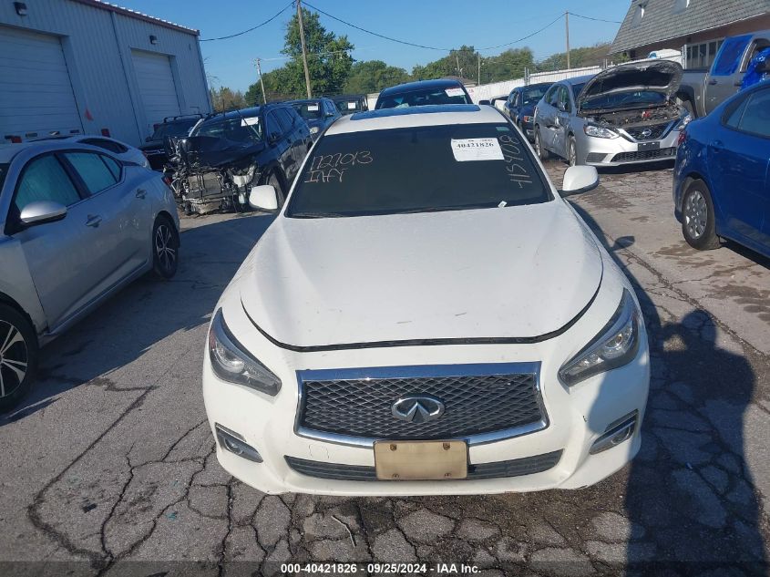 2015 Infiniti Q50 VIN: JN1BV7AR7FM412985 Lot: 40421826