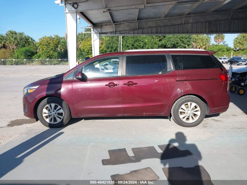 KNDMB5C19F6070941 2015 Kia Sedona Lx