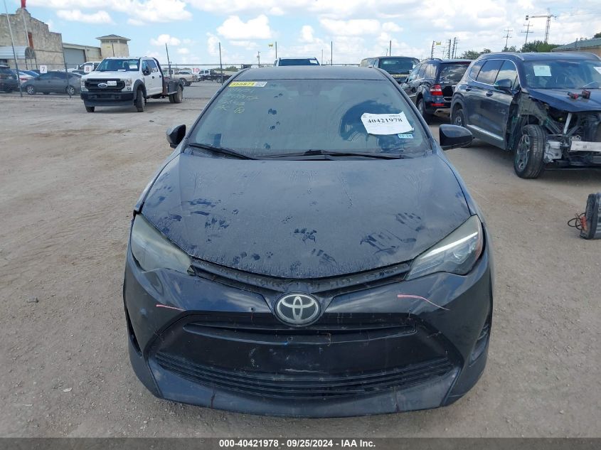 2017 Toyota Corolla Le VIN: 5YFBURHE0HP658422 Lot: 40421978