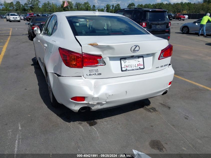 2009 Lexus Is 250 VIN: JTHCK262X95035008 Lot: 40421991