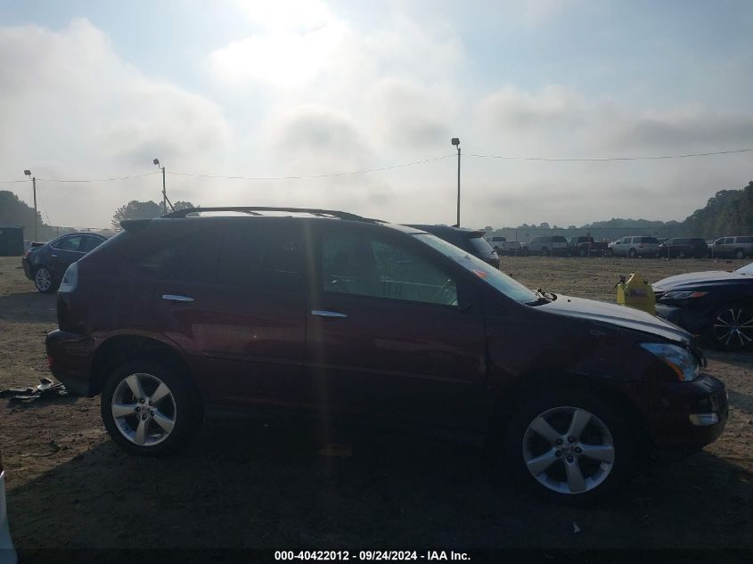 2008 Lexus Rx 350 350 VIN: JTJHK31U682038801 Lot: 40422012