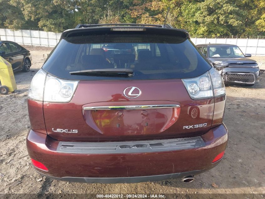 2008 Lexus Rx 350 350 VIN: JTJHK31U682038801 Lot: 40422012