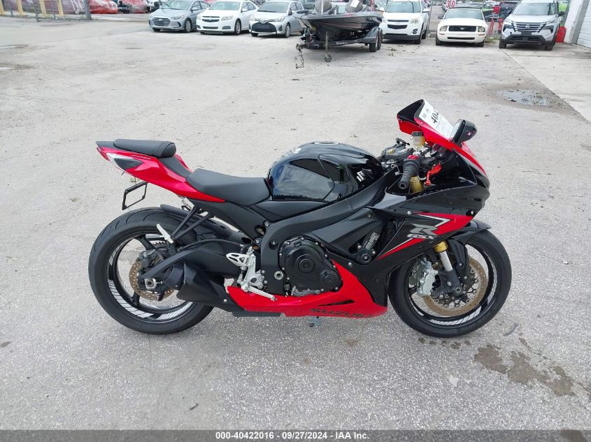 2014 Suzuki Gsx-R750 VIN: JS1GR7MA1E2102364 Lot: 40422016