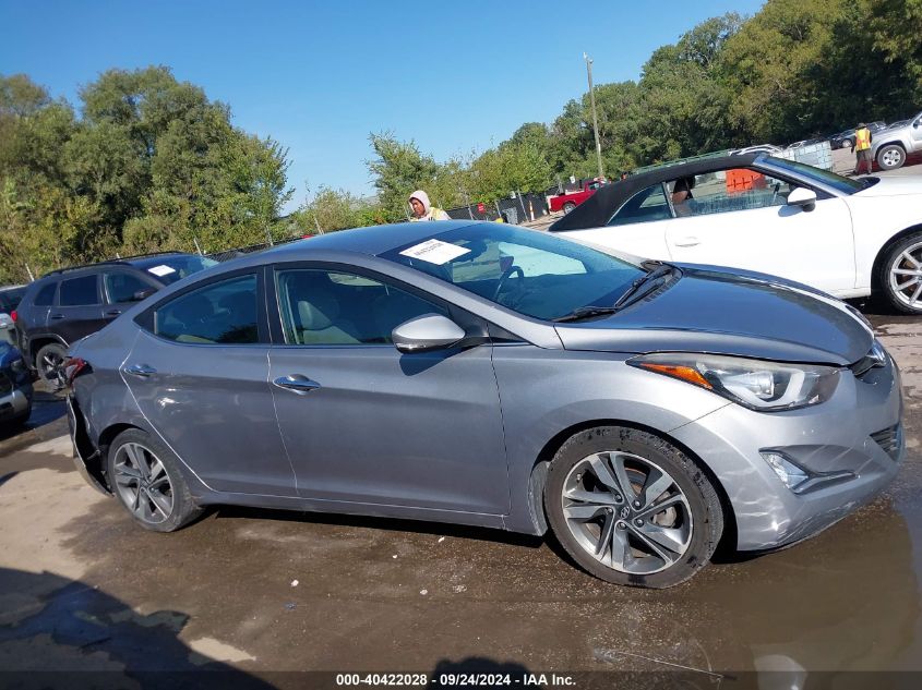 2015 Hyundai Elantra Limited VIN: KMHDH4AE5FU359241 Lot: 40422028