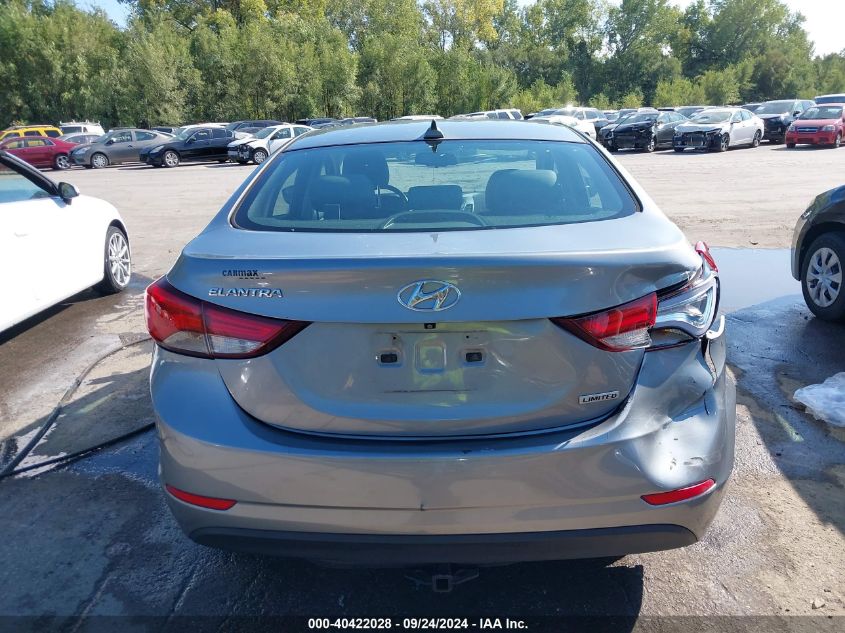 2015 Hyundai Elantra Limited VIN: KMHDH4AE5FU359241 Lot: 40422028