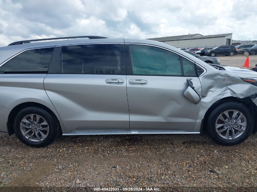 2024 Toyota Sienna Xle VIN: 5TDYRKEC2RS183466 Lot: 40422031