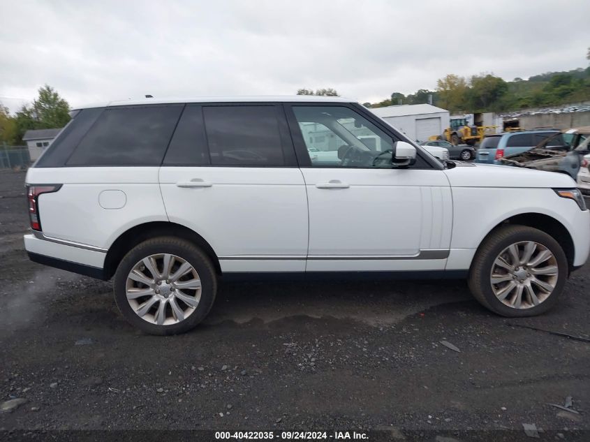 2016 Land Rover Range Rover 5.0L V8 Supercharged VIN: SALGS2EFXGA260212 Lot: 40422035