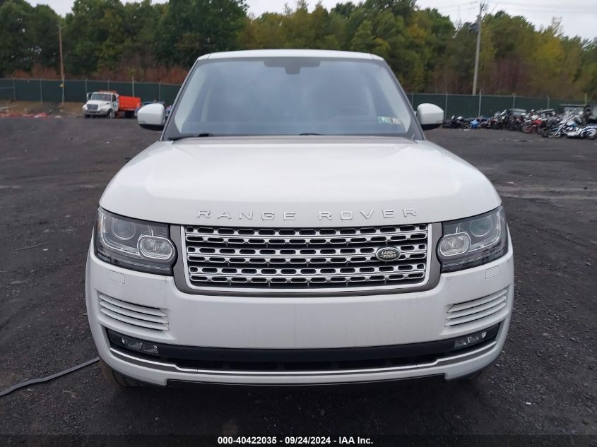 2016 Land Rover Range Rover 5.0L V8 Supercharged VIN: SALGS2EFXGA260212 Lot: 40422035