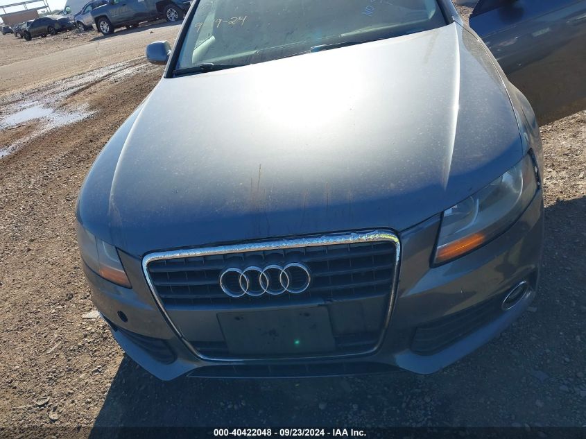 2012 Audi A4 2.0T Premium VIN: WAUAFAFL4CA118834 Lot: 40422048