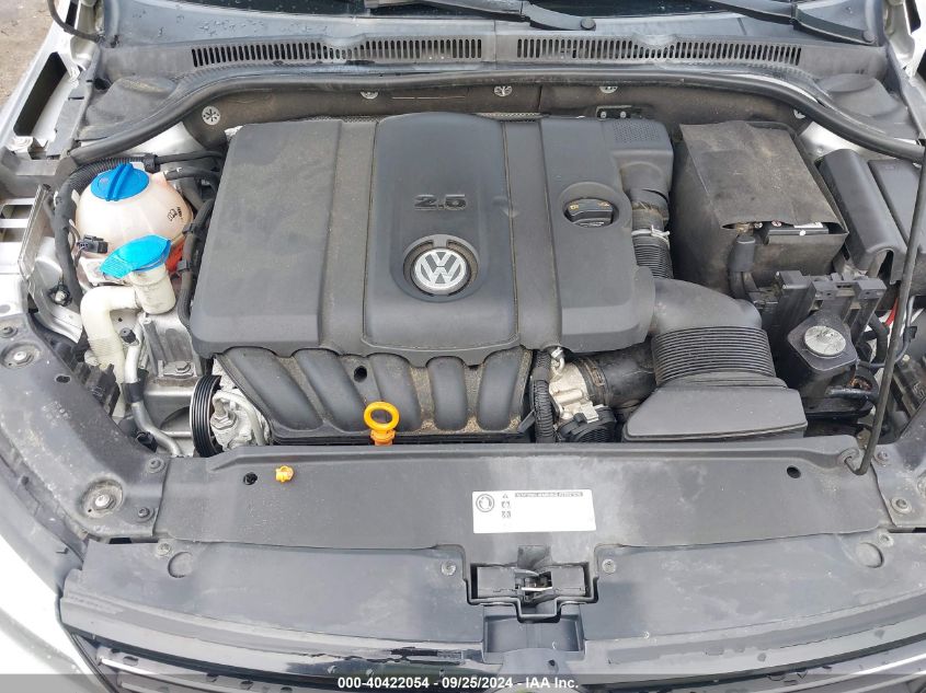 3VWLX7AJ8CM304765 2012 Volkswagen Jetta 2.5L Sel