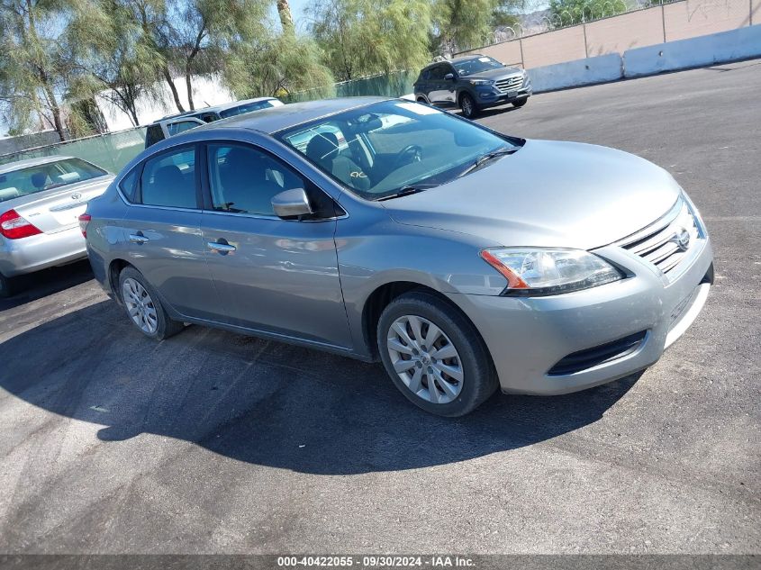 2014 Nissan Sentra Sv VIN: 3N1AB7AP3EY255809 Lot: 40422055