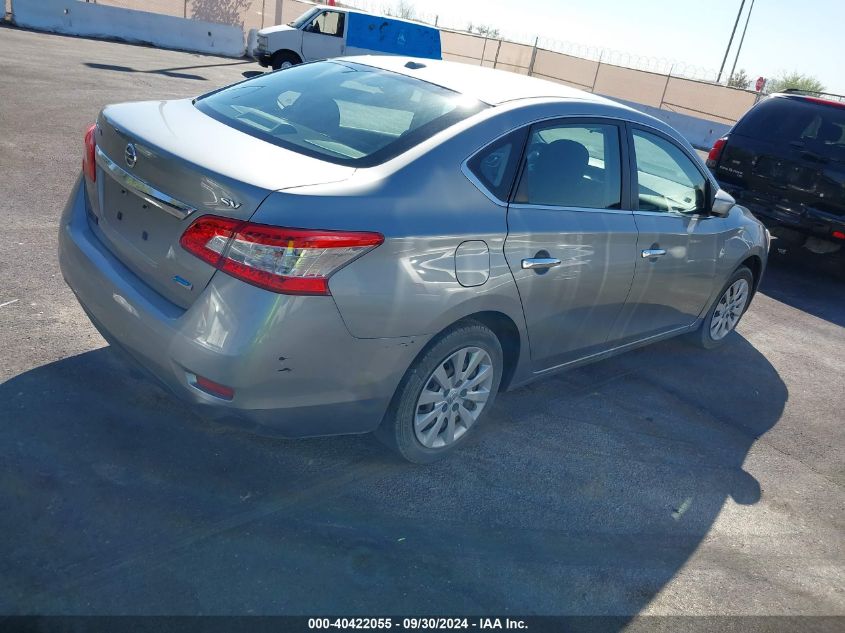 2014 Nissan Sentra Sv VIN: 3N1AB7AP3EY255809 Lot: 40422055