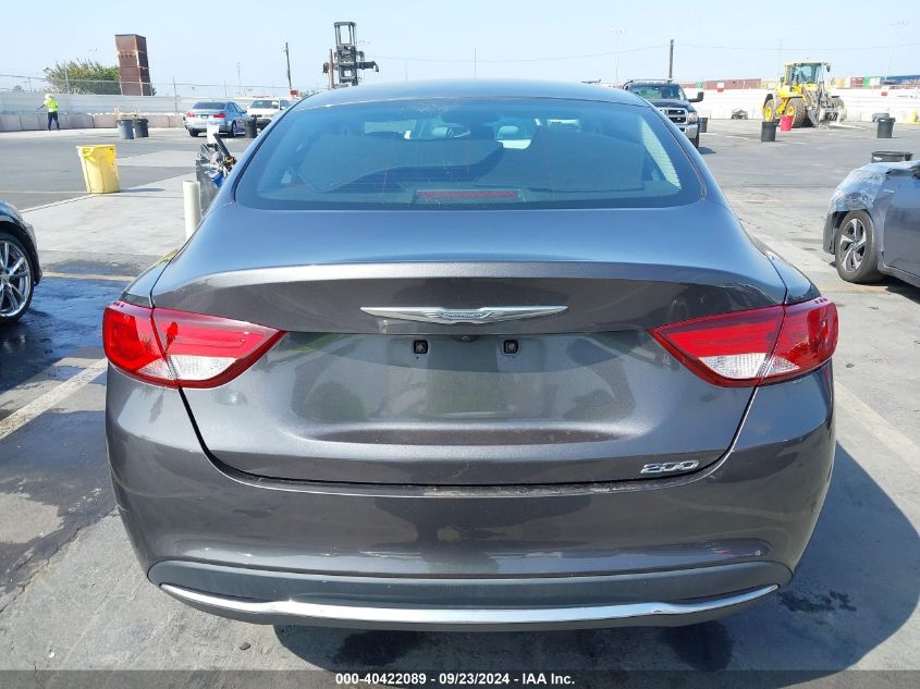 2016 Chrysler 200 Limited VIN: 1C3CCCAB1GN144616 Lot: 40422089