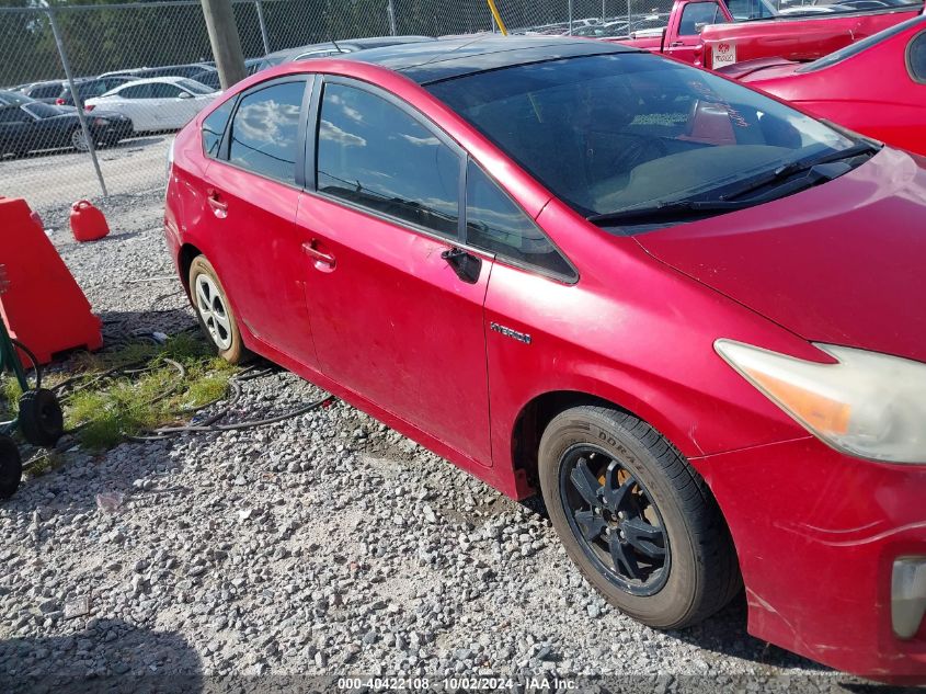 2014 Toyota Prius Three VIN: JTDKN3DU6E1752568 Lot: 40422108