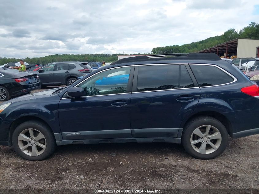 2013 Subaru Outback 2.5I Premium VIN: 4S4BRBCC4D3324259 Lot: 40422124