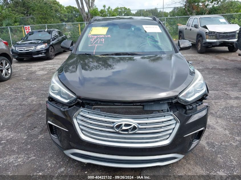 2017 Hyundai Santa Fe Se VIN: KM8SM4HF3HU166994 Lot: 40422132