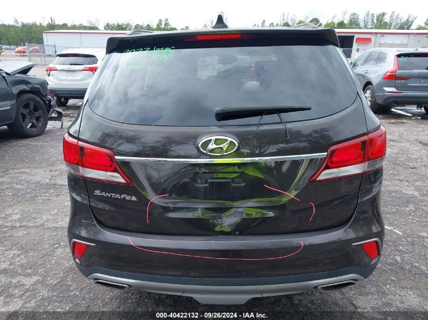 2017 Hyundai Santa Fe Se VIN: KM8SM4HF3HU166994 Lot: 40422132