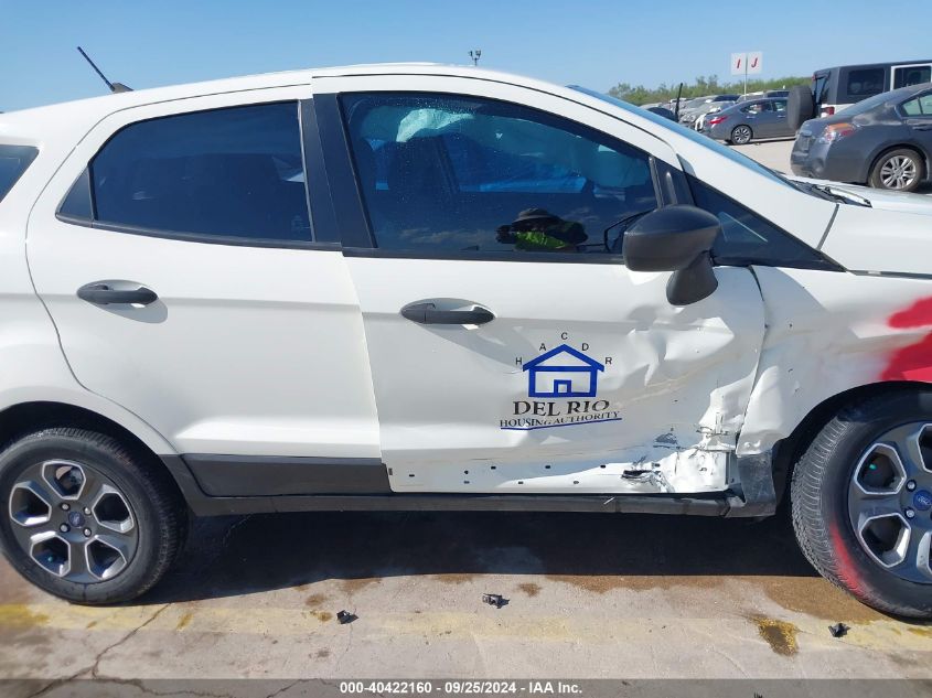 2020 Ford Ecosport S VIN: MAJ3S2FE0LC363221 Lot: 40422160