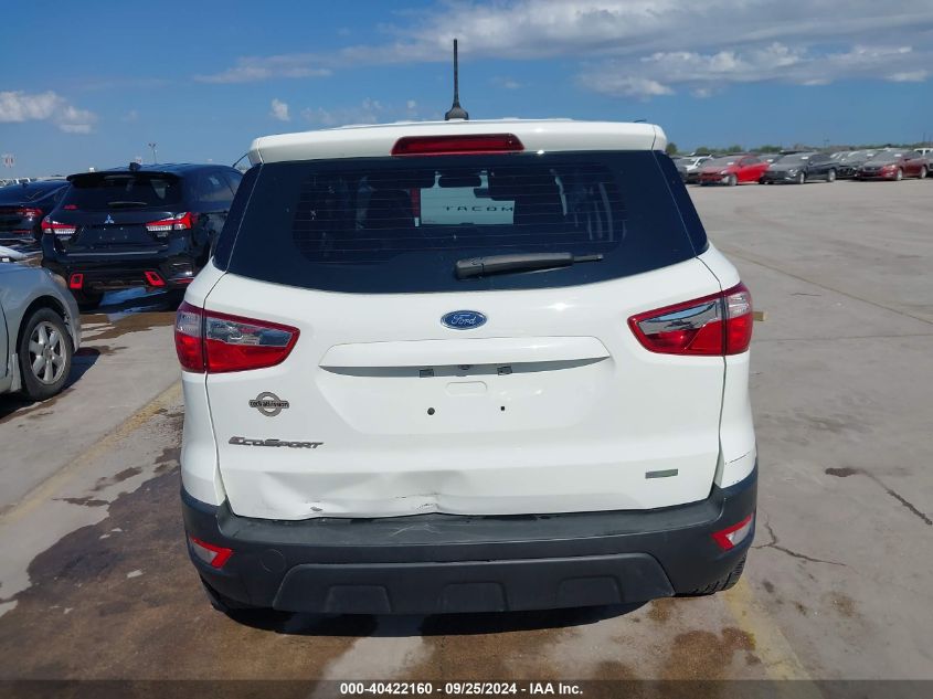 2020 Ford Ecosport S VIN: MAJ3S2FE0LC363221 Lot: 40422160