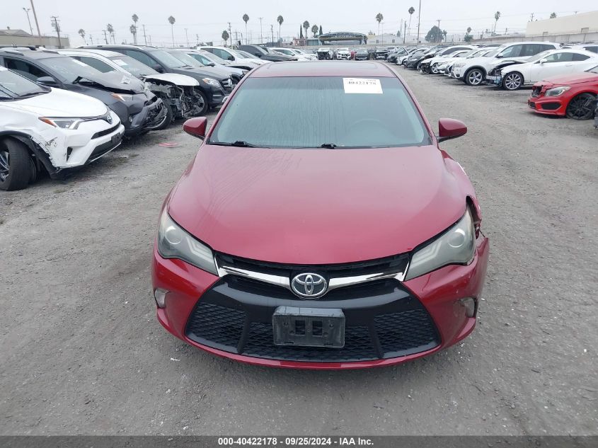 2016 Toyota Camry Le/Xle/Se/Xse VIN: 4T1BF1FK0GU576305 Lot: 40422178