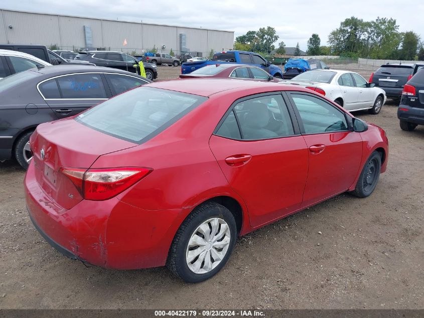 2017 Toyota Corolla Le VIN: 2T1BURHE1HC941377 Lot: 40422179