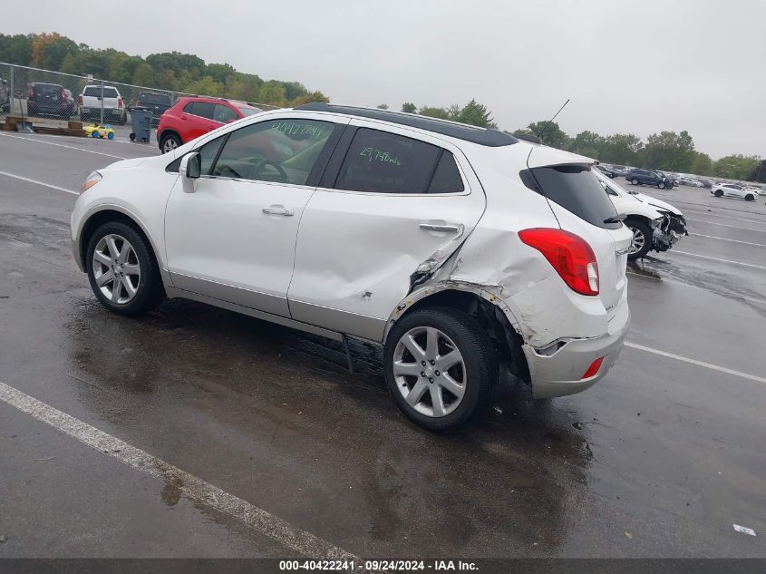 2016 Buick Encore Premium VIN: KL4CJDSB7GB574586 Lot: 40422241