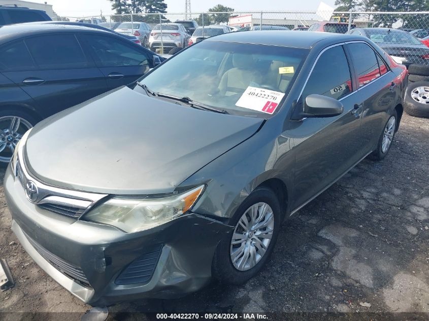 2012 Toyota Camry Le VIN: 4T4BF1FK8CR168182 Lot: 40422270