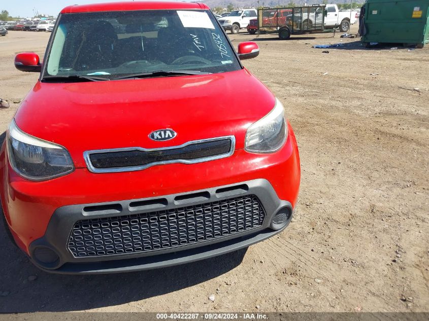 2014 Kia Soul + VIN: KNDJP3A5XE7705432 Lot: 40422287