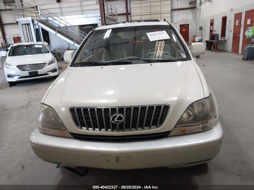 1999 Lexus Rx 300 VIN: JT6HF10U8X0007712 Lot: 40422327