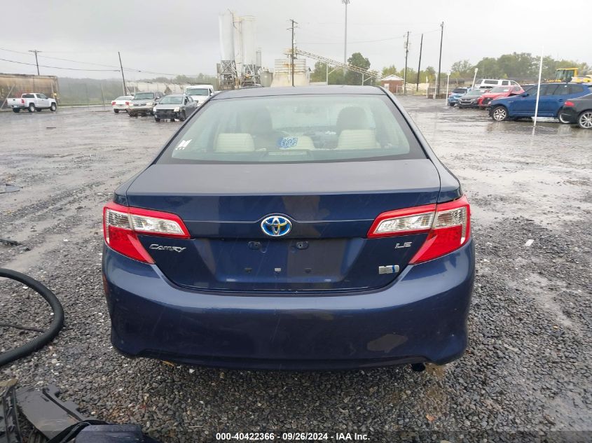 2014 Toyota Camry Hybrid/Le/Xle VIN: 4T1BD1FK0EU112904 Lot: 40422366