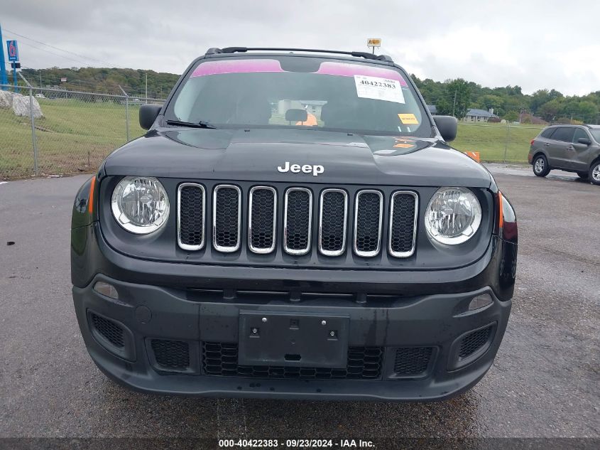 2017 Jeep Renegade Sport 4X4 VIN: ZACCJBAB1HPE84434 Lot: 40422383