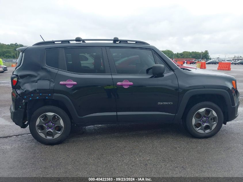 2017 Jeep Renegade Sport 4X4 VIN: ZACCJBAB1HPE84434 Lot: 40422383