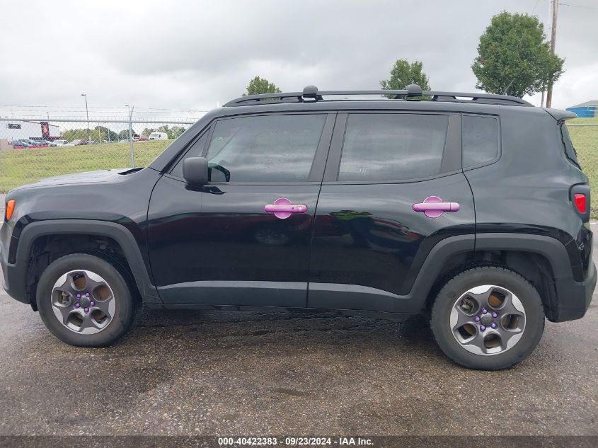 2017 Jeep Renegade Sport 4X4 VIN: ZACCJBAB1HPE84434 Lot: 40422383