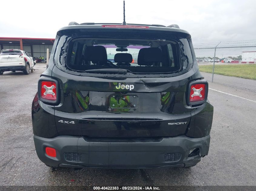 2017 Jeep Renegade Sport 4X4 VIN: ZACCJBAB1HPE84434 Lot: 40422383